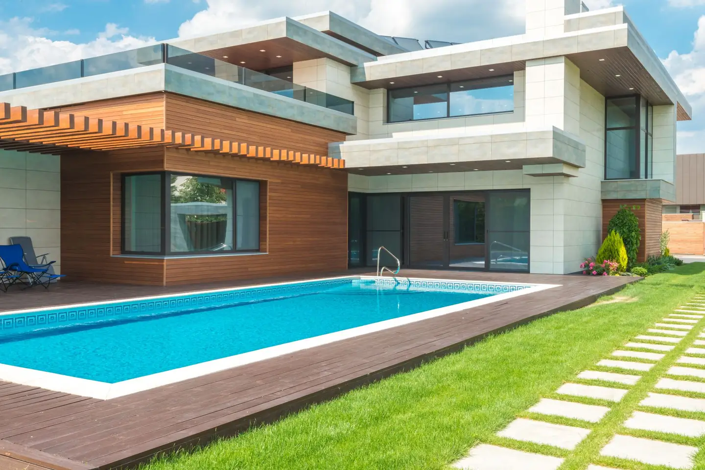 Swimming pool built in Burwood Heights, NSW